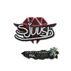 Sticker sjuush Antwerp 2022