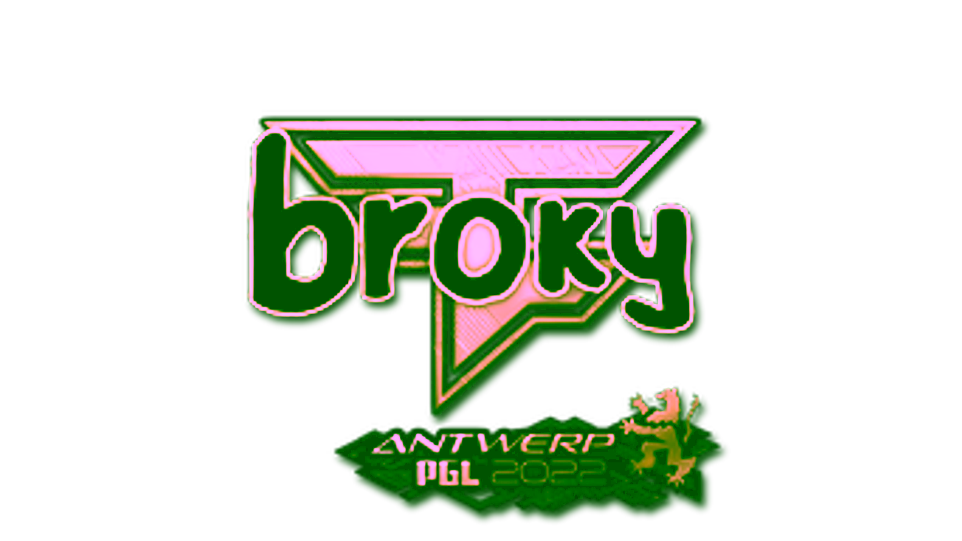 Exibição para Sticker | broky (Gold) | Antwerp 2022