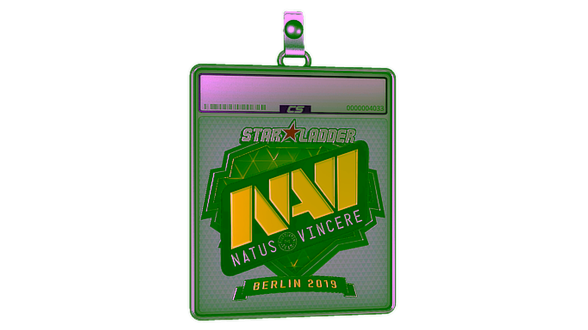 Display for Sticker Slab | Natus Vincere (Foil) | Berlin 2019