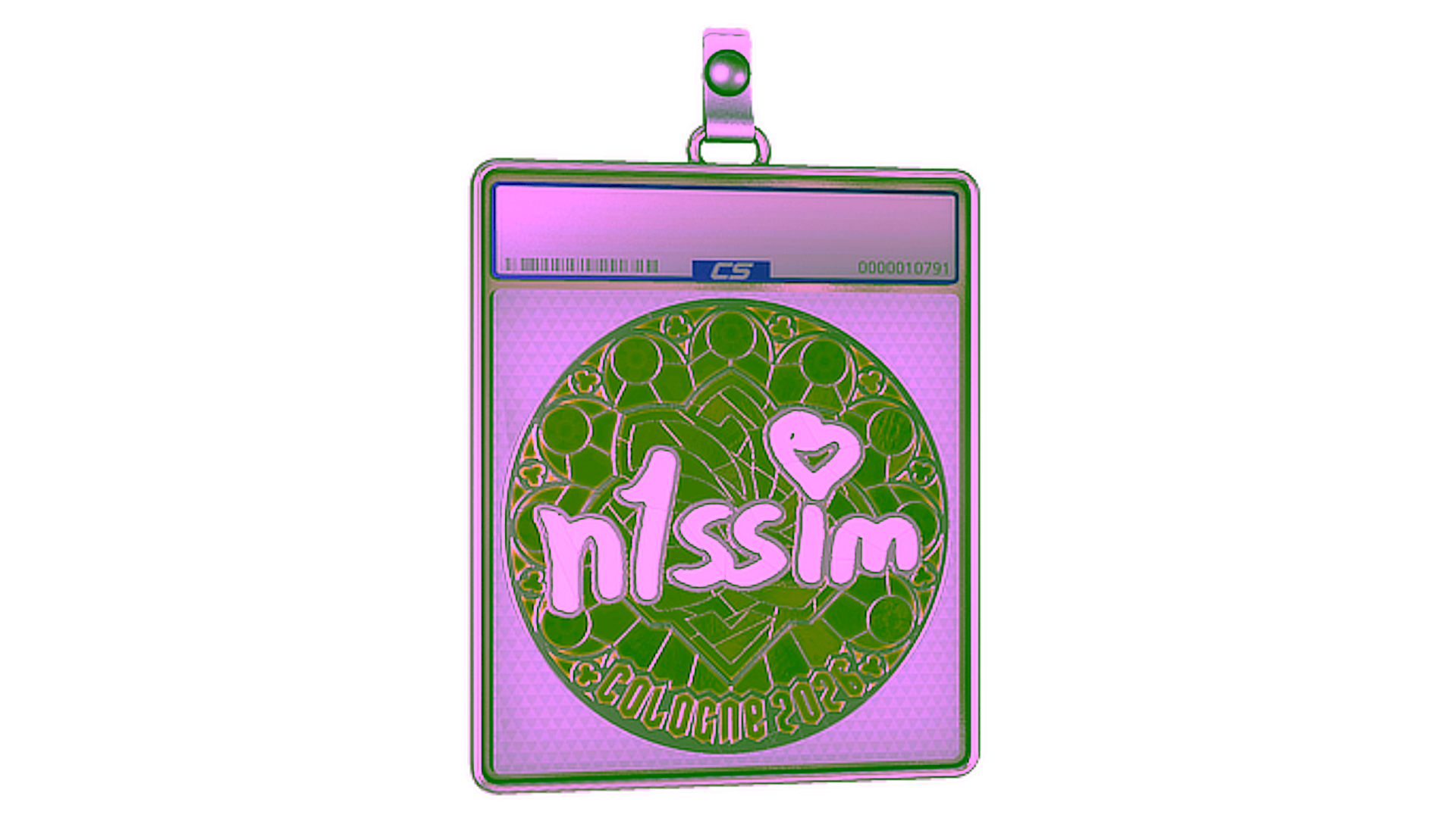 Display for Sticker Slab | n1ssim (Foil) | Cologne 2026