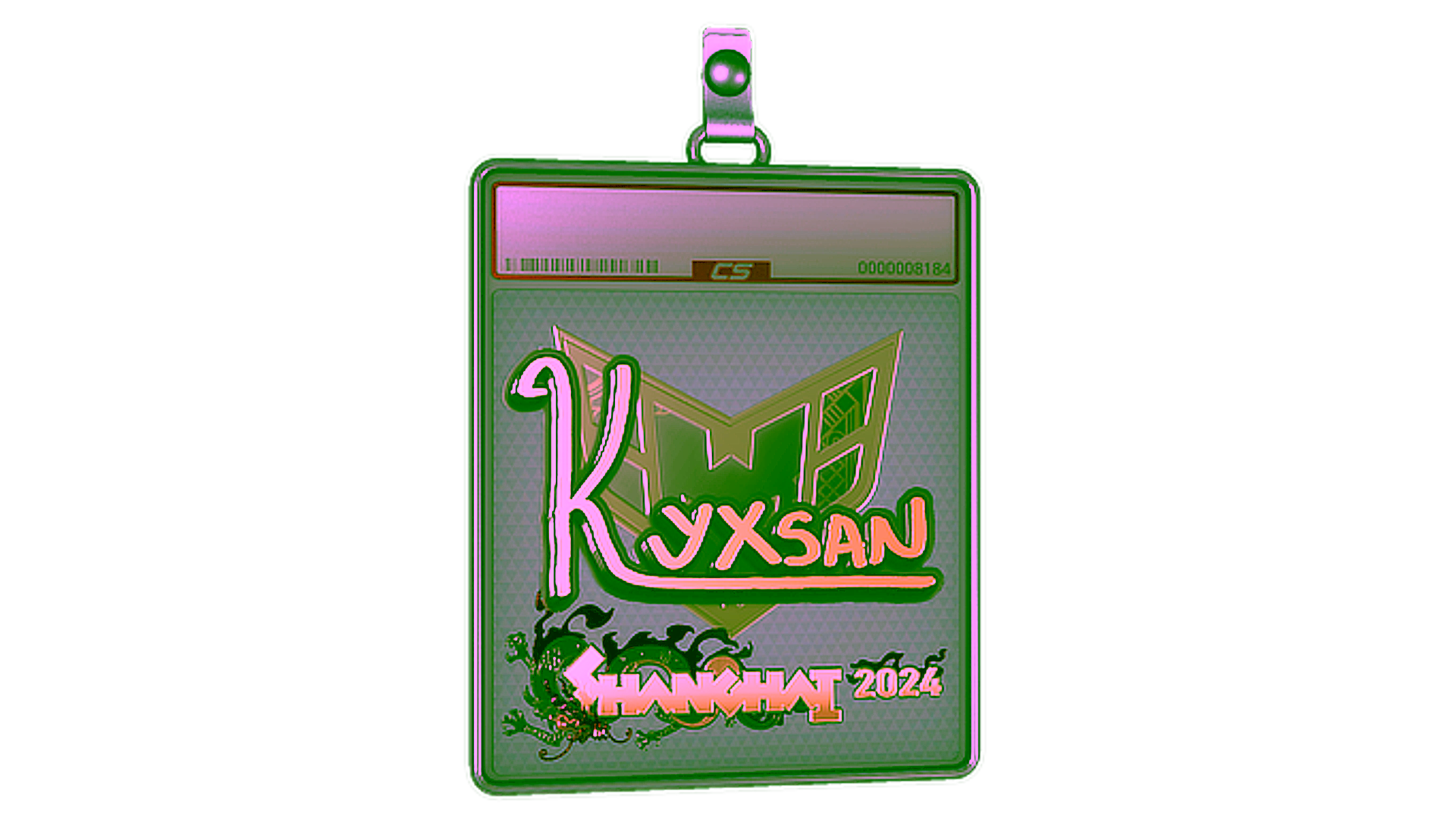 Display for Sticker Slab | kyxsan (Gold) | Shanghai 2024