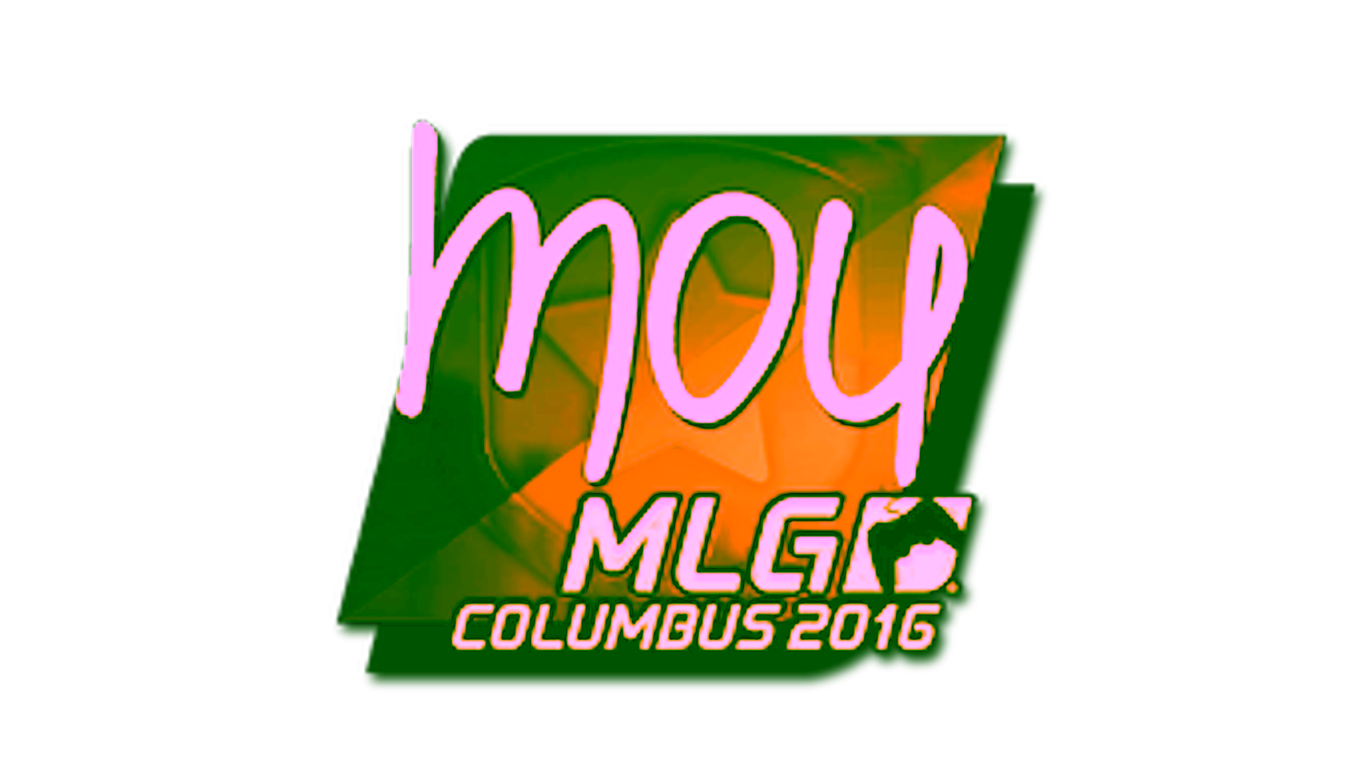 Visar för Sticker | mou (Gold) | MLG Columbus 2016
