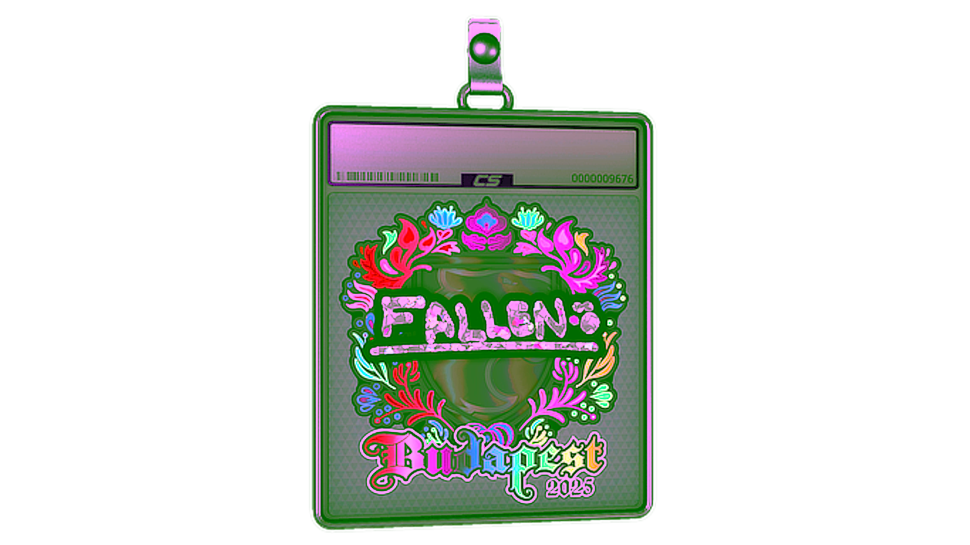 Display for Sticker Slab | FalleN (Holo) | Budapest 2025