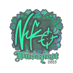 Sticker NiKo Budapest 2025