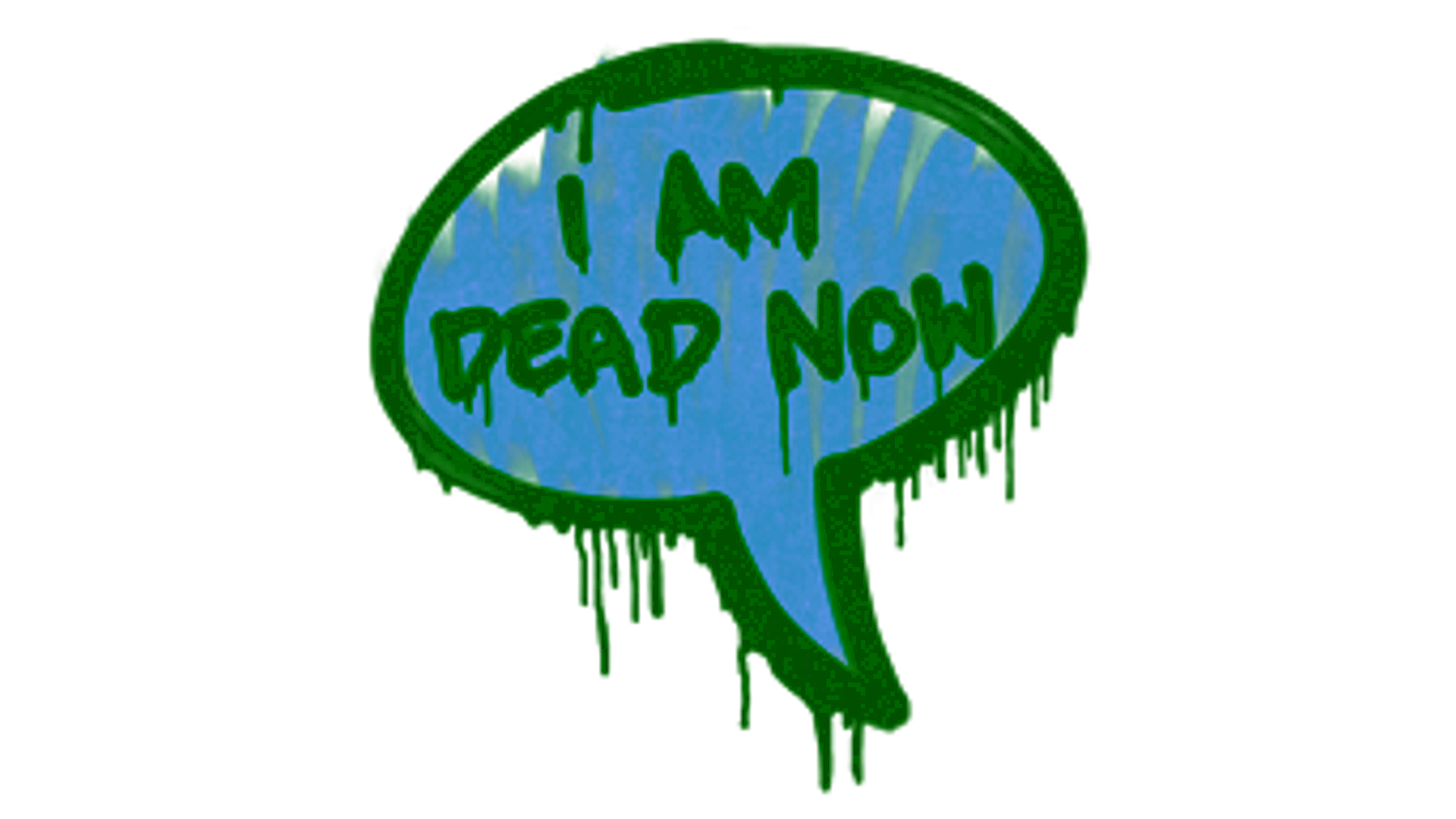 Display for Sealed Graffiti | Dead Now (Monarch Blue)