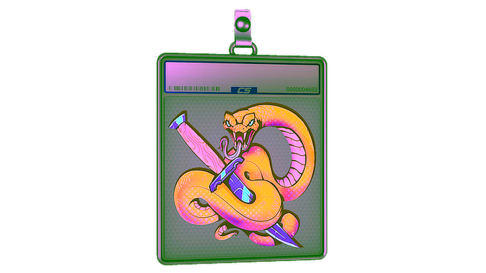 Sticker Slab | Coiled Strike (Holo) için görüntü