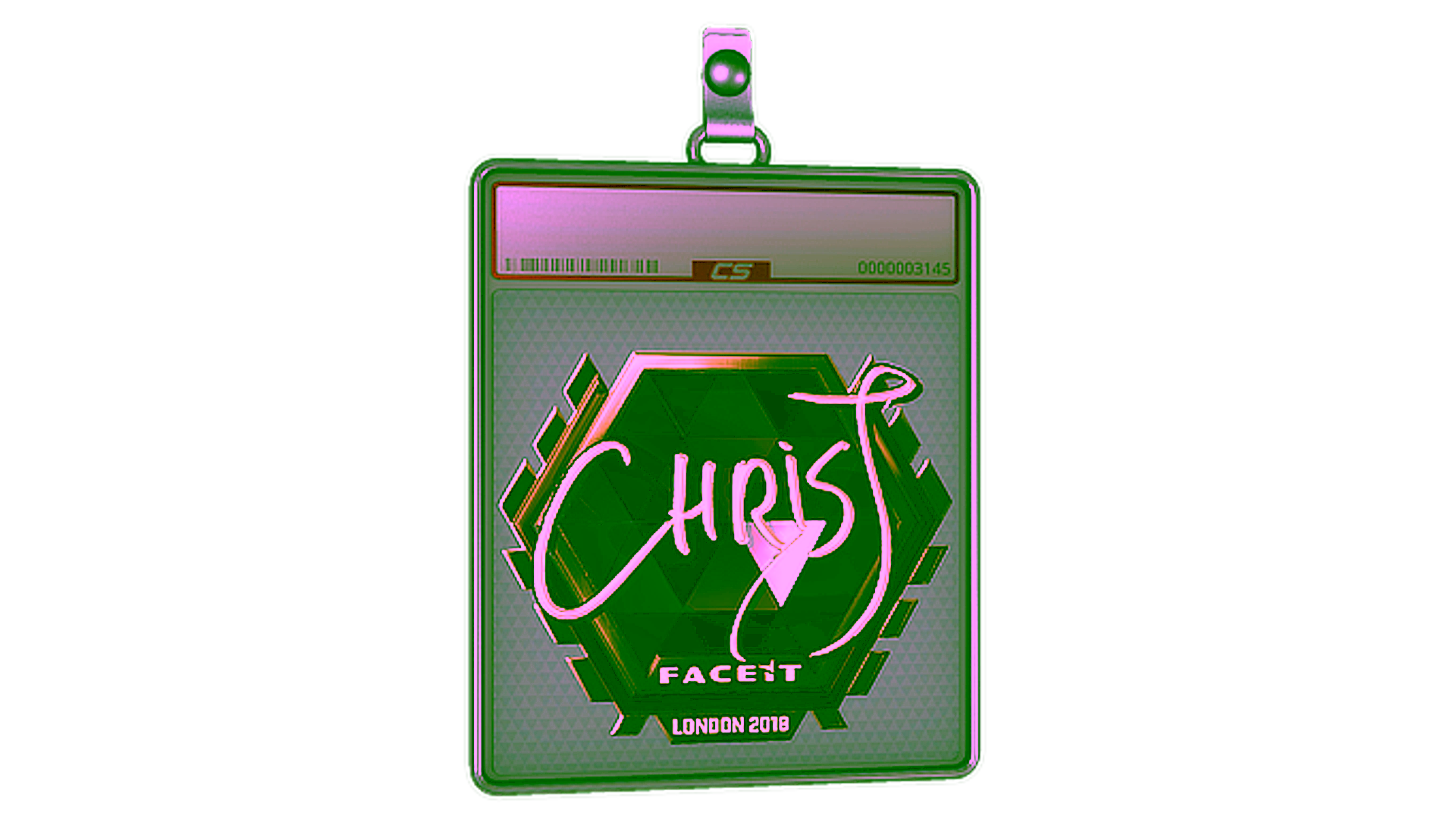 Visar för Sticker Slab | chrisJ (Gold) | London 2018