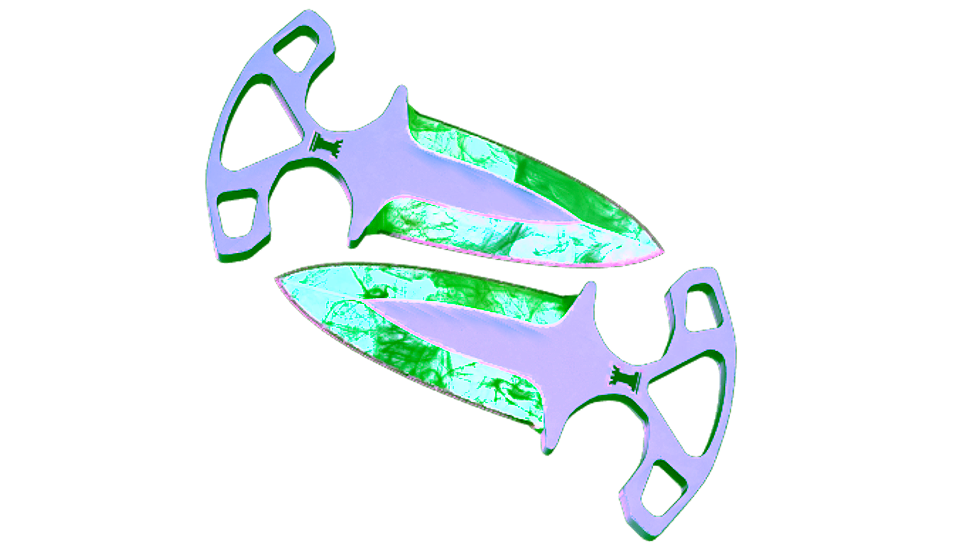 Rodyti ★ Shadow Daggers | Gamma Doppler Emerald (Minimal Wear)