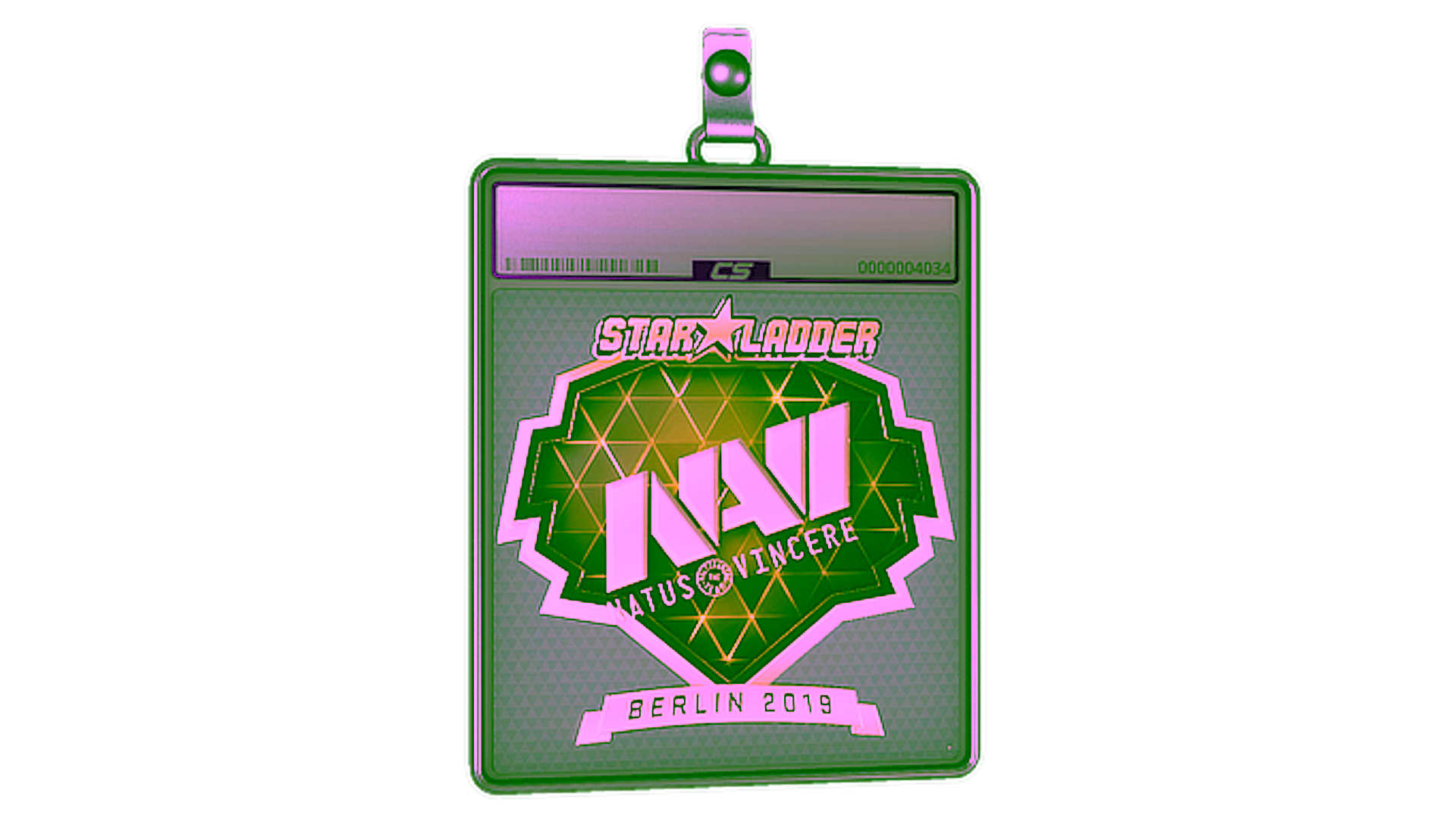 Display for Sticker Slab | Natus Vincere (Gold) | Berlin 2019