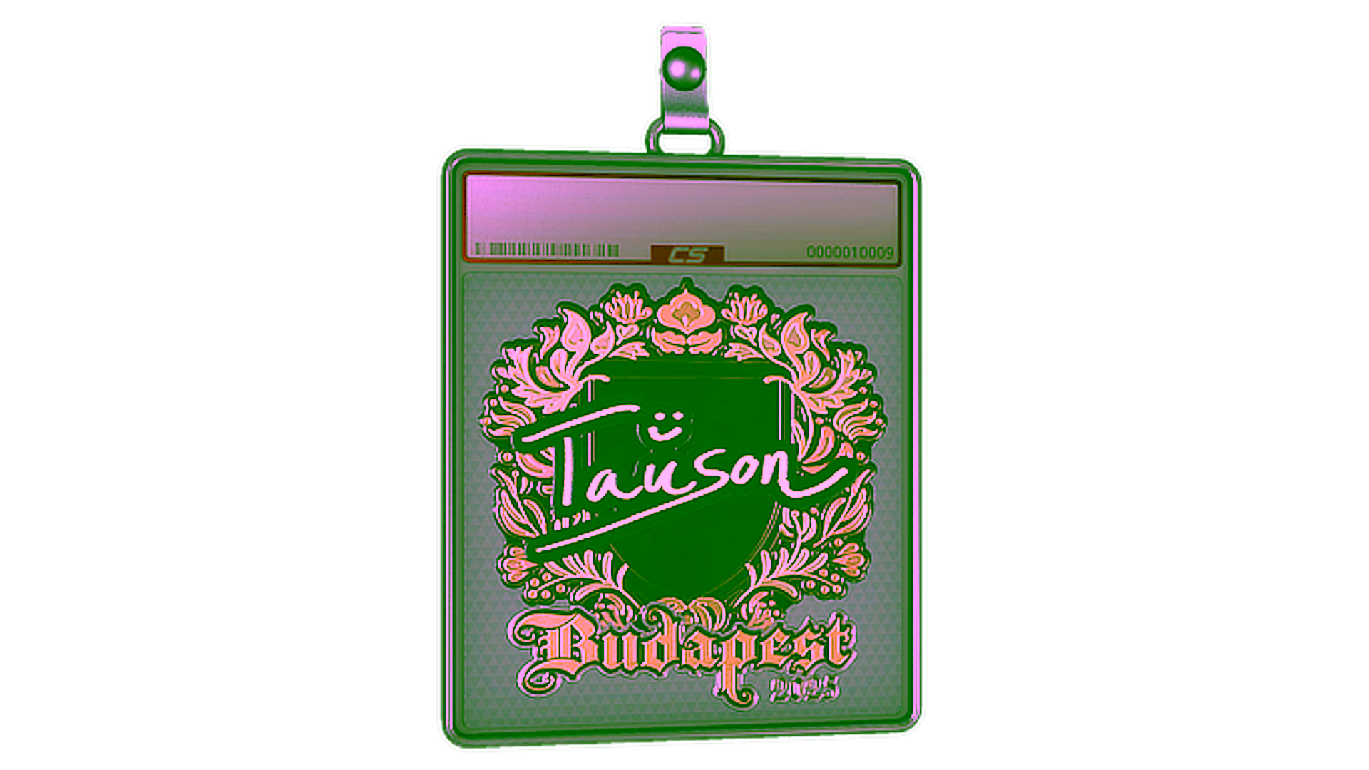 Exibição para Sticker Slab | Tauson (Gold) | Budapest 2025
