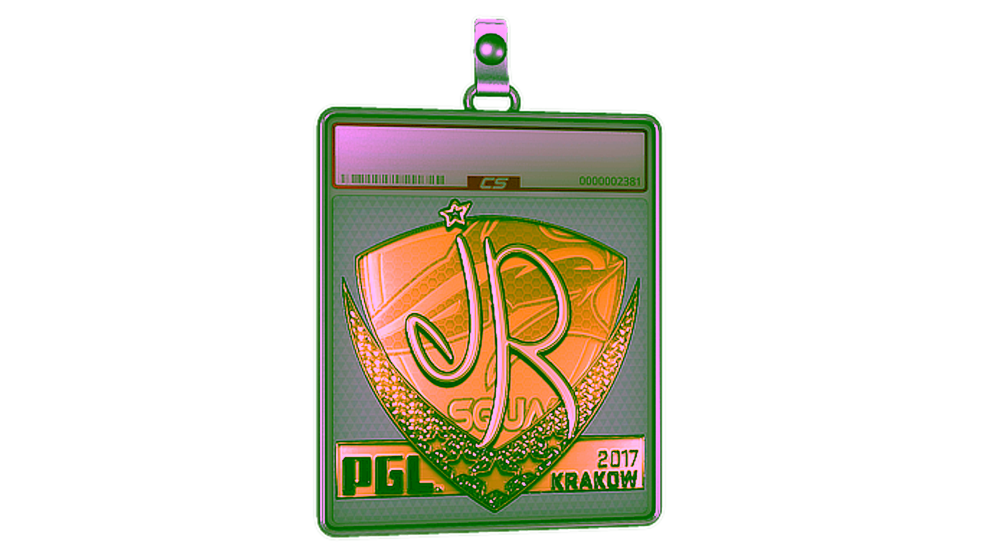 Display for Sticker Slab | jR (Gold) | Krakow 2017