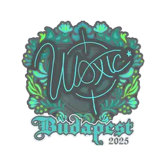Sticker woxic Budapest 2025