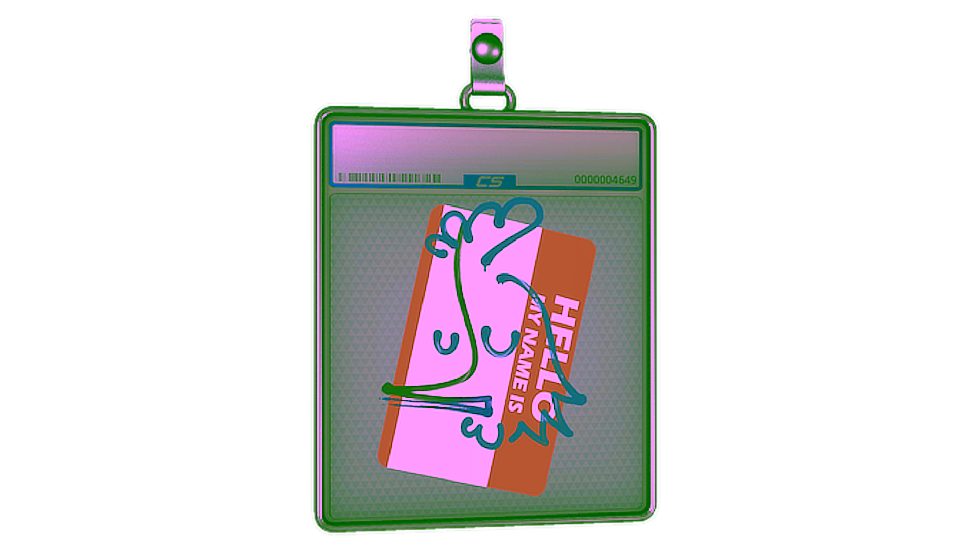 Display for Sticker Slab | Hello AK-47