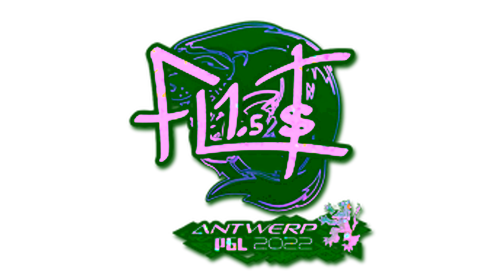 Display for Sticker | FL1T (Glitter) | Antwerp 2022