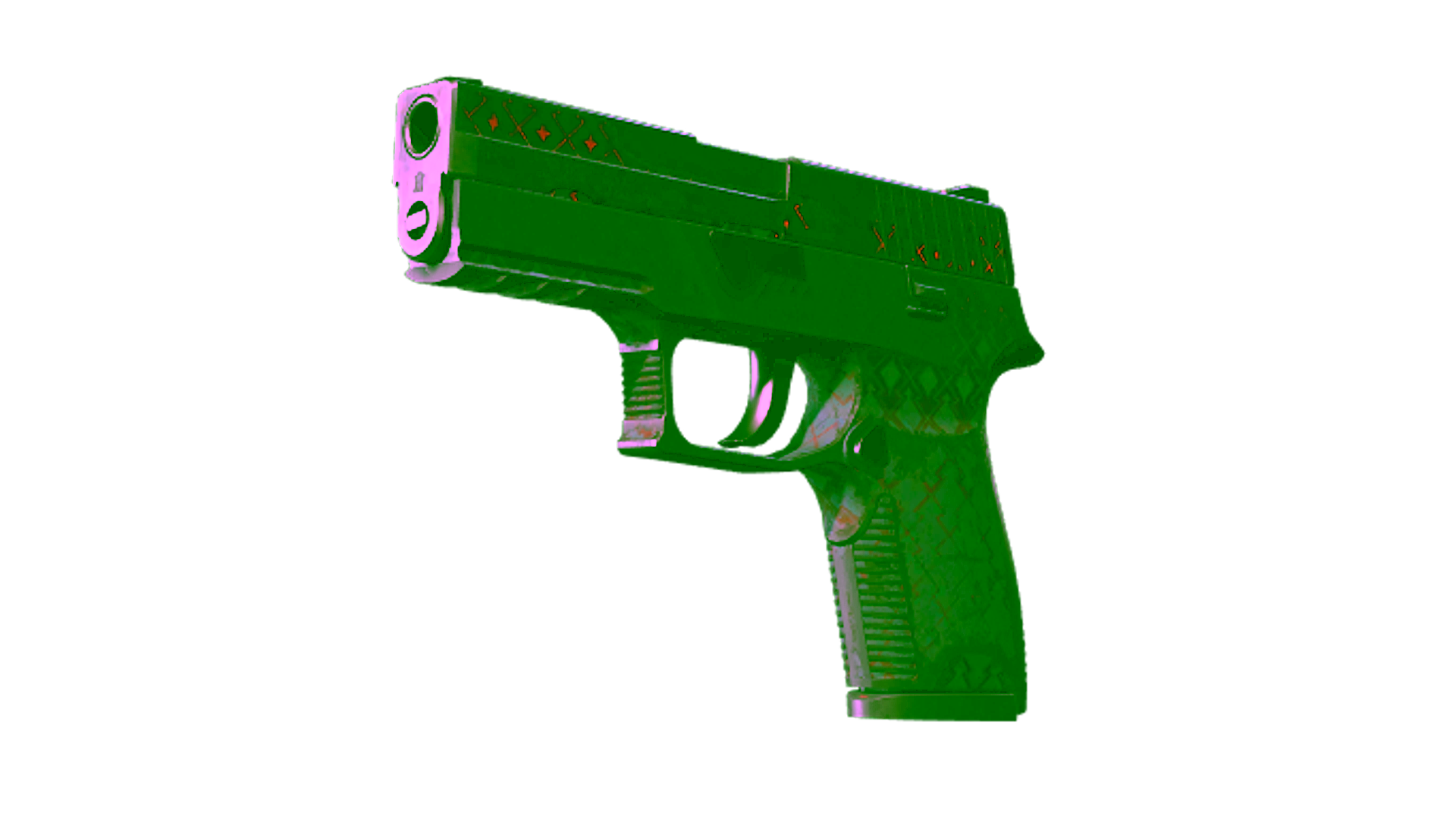 Display for Souvenir P250 | Crimson Kimono (Battle-Scarred)