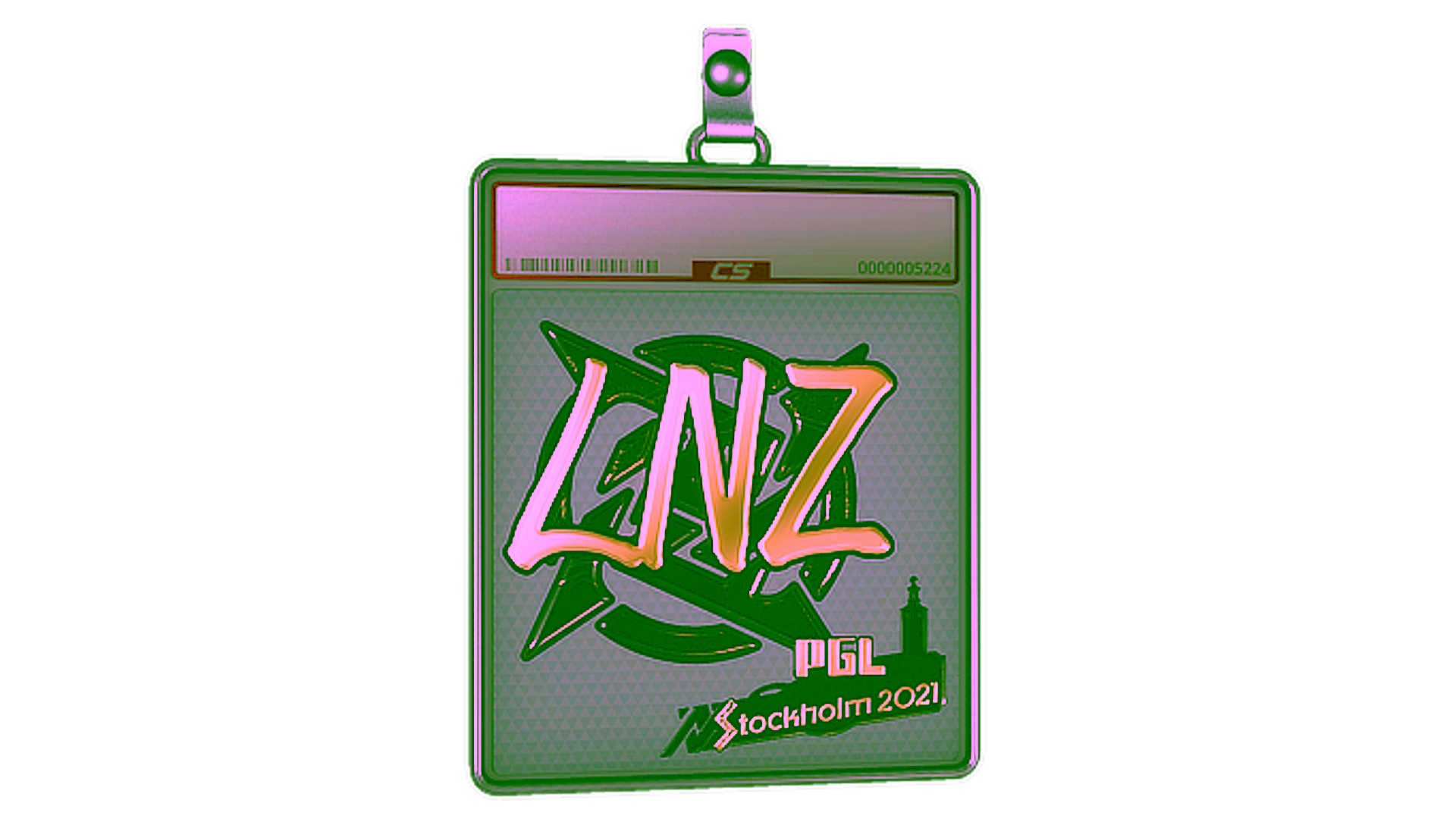 Display for Sticker Slab | LNZ (Gold) | Stockholm 2021