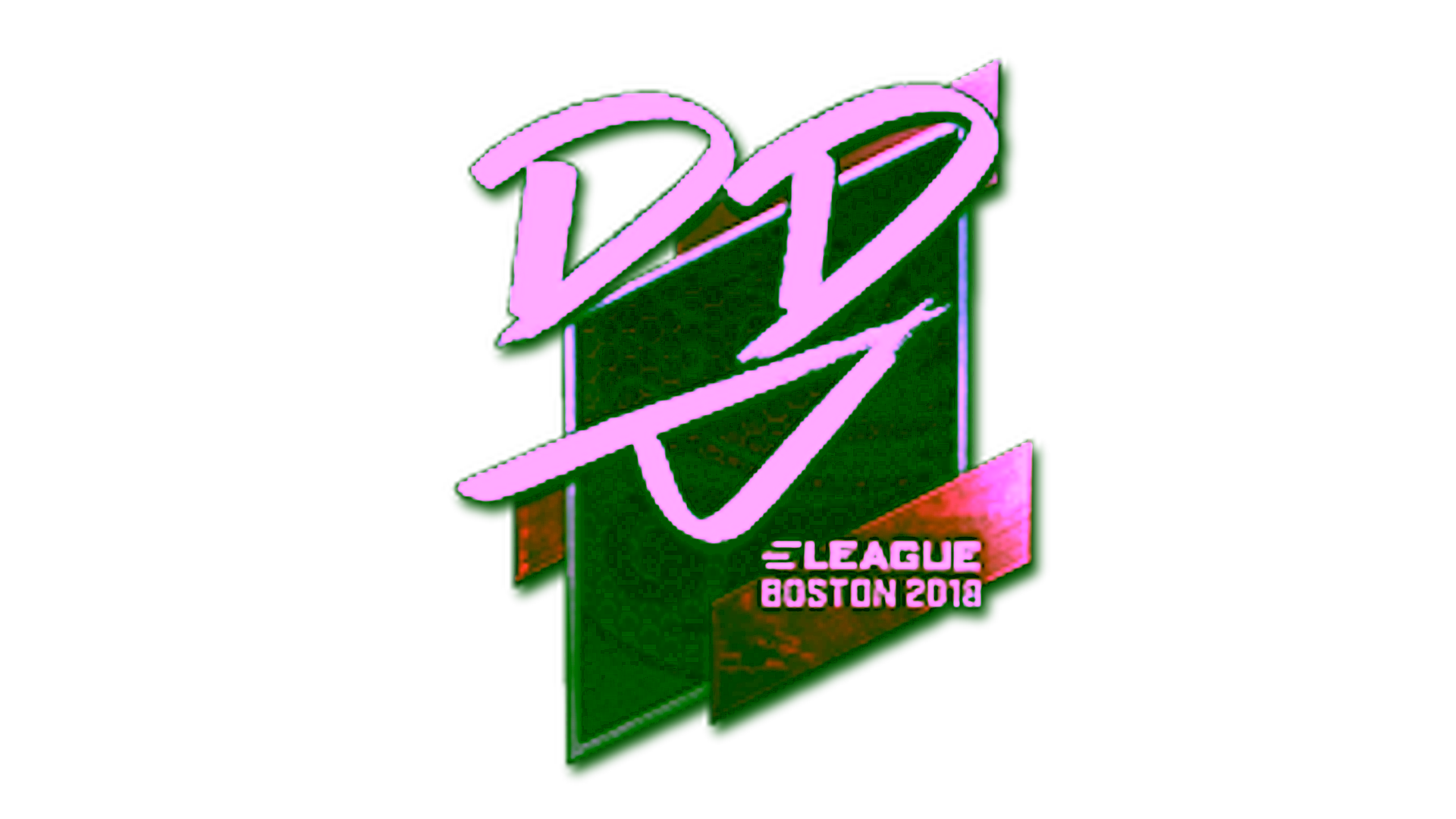 Mostrar para Sticker | DD (Foil) | Boston 2018
