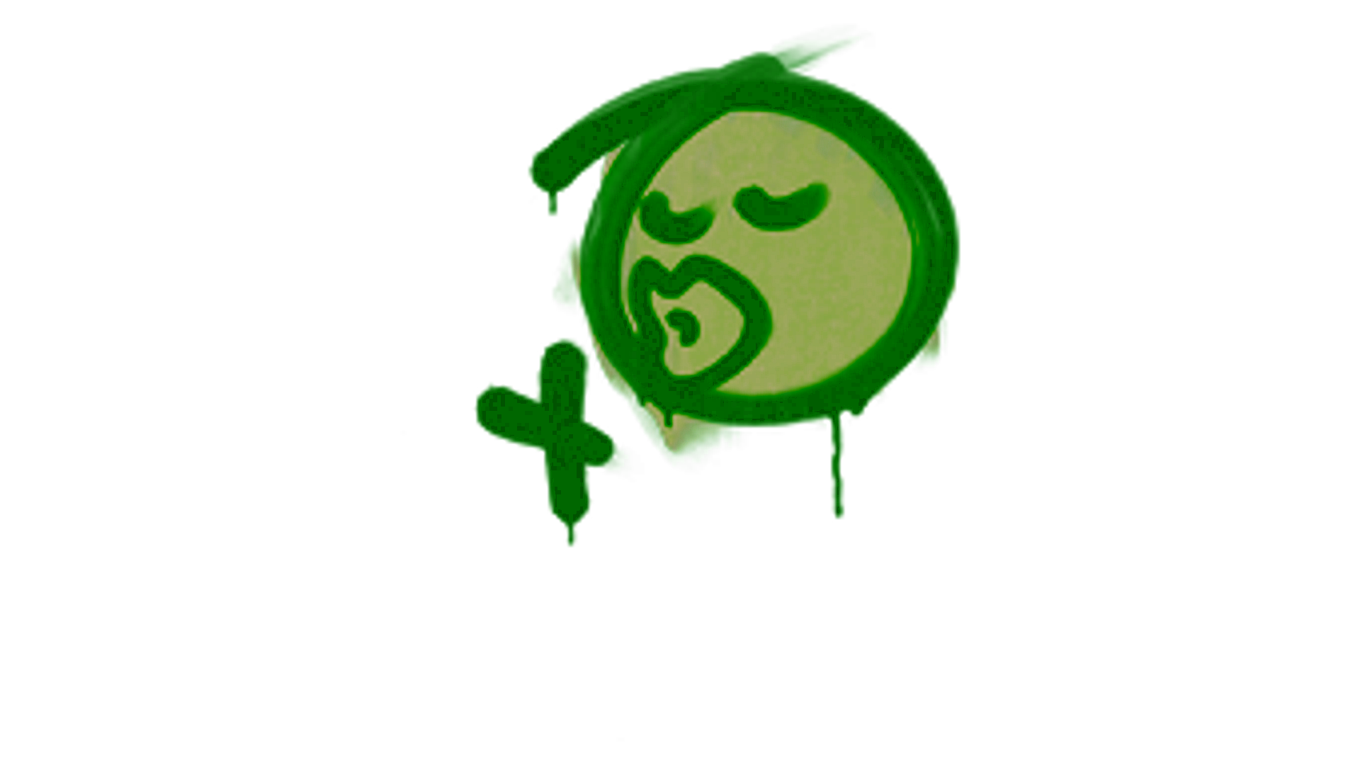 Display for Sealed Graffiti | Smooch (Battle Green)