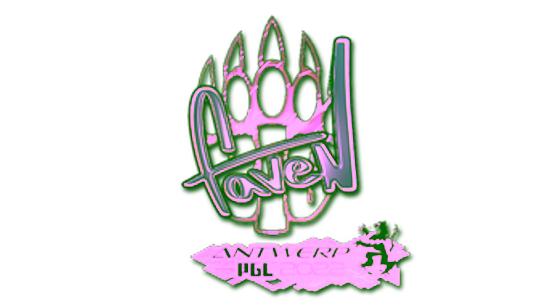 Wyświetl dla Sticker | faveN (Holo) | Antwerp 2022