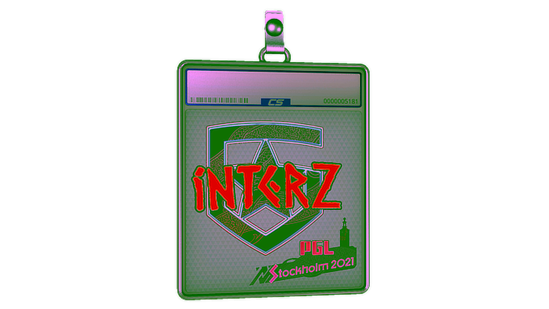 Display for Sticker Slab | interz (Holo) | Stockholm 2021