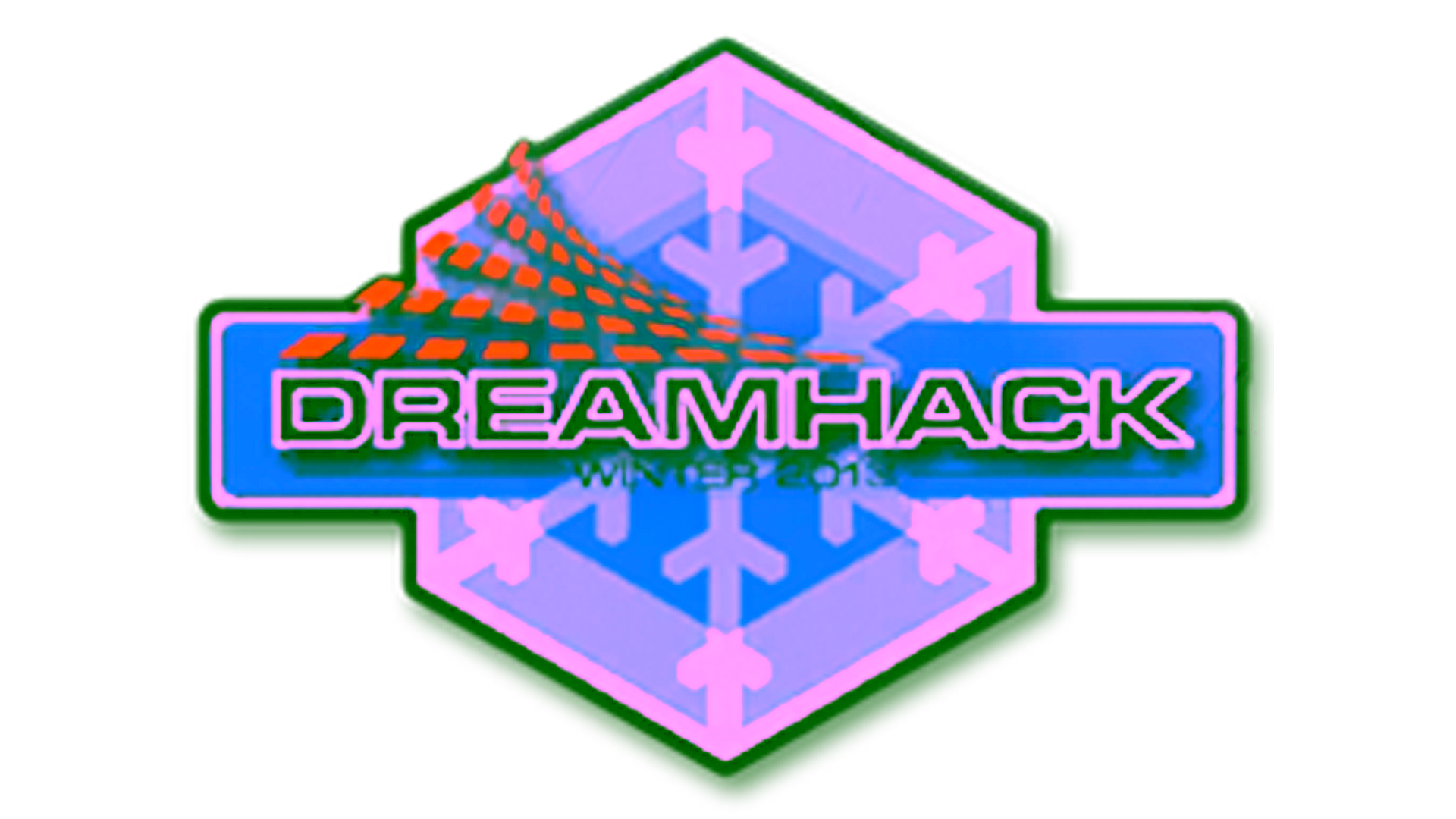 Anzeige für Sticker | Blue Snowflake