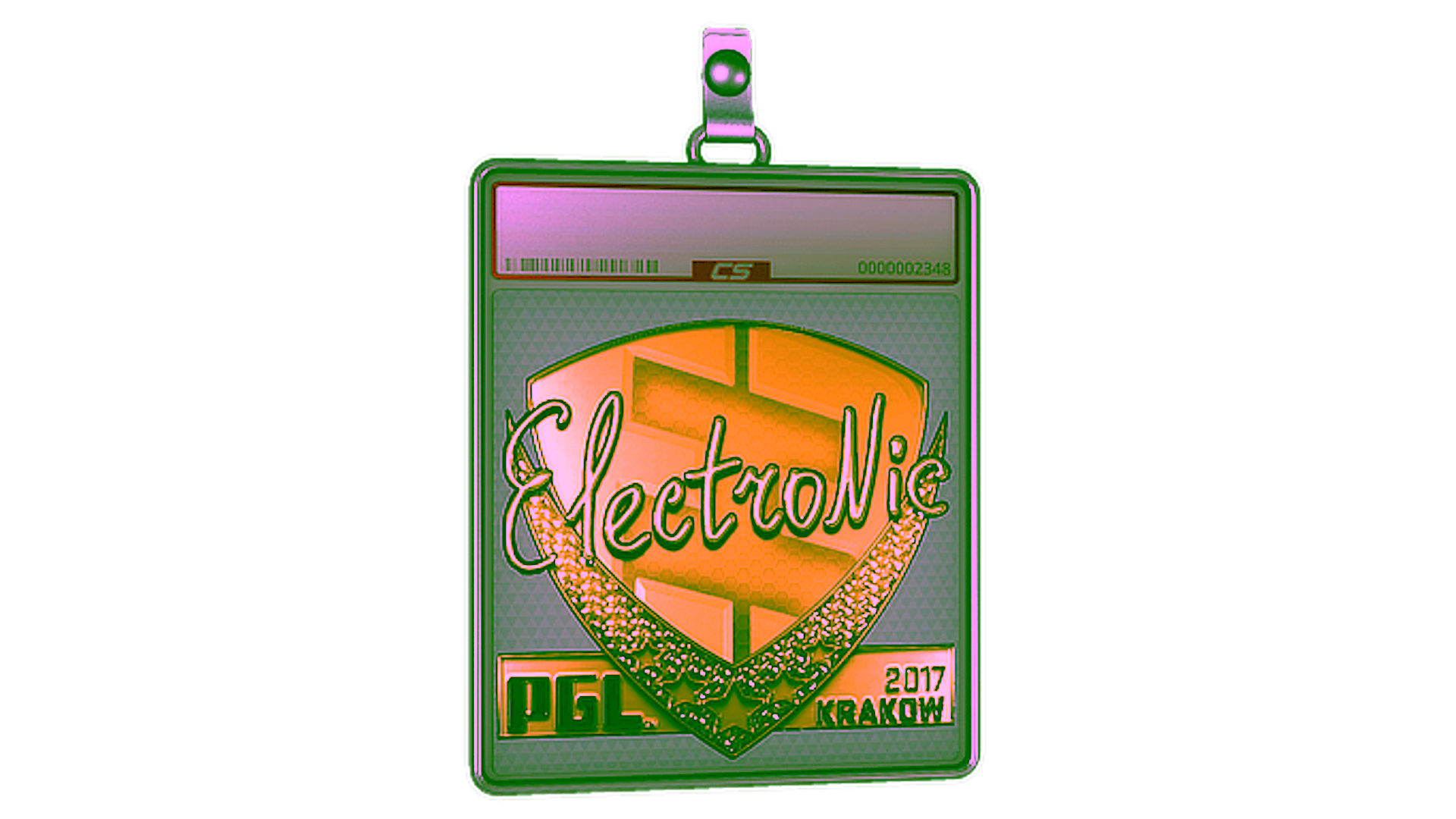 Display for Sticker Slab | electronic (Gold) | Krakow 2017