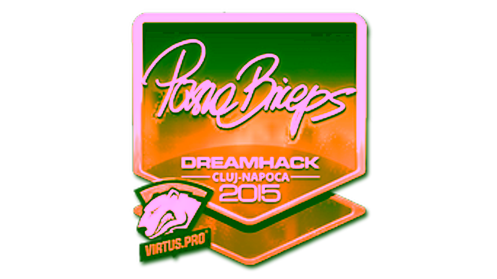 Affichage pour Sticker | pashaBiceps (Gold) | Cluj-Napoca 2015