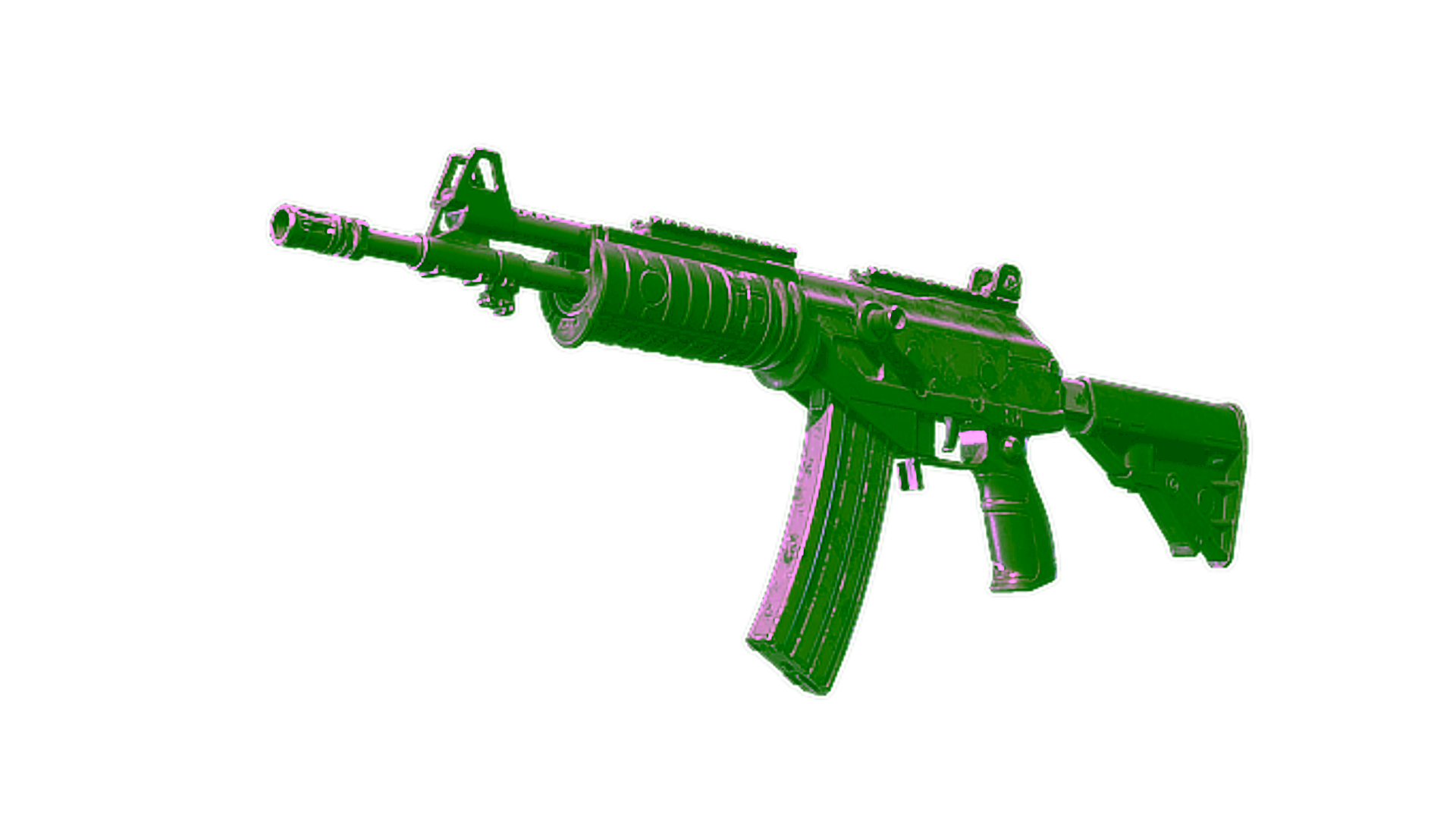 Display for Souvenir Galil AR | Grey Smoke (Battle-Scarred)