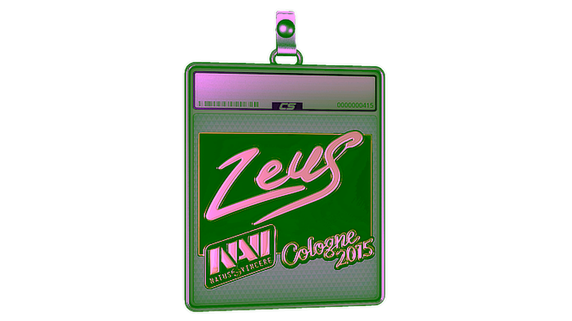Mostrar para Sticker Slab | Zeus (Gold) | Cologne 2015