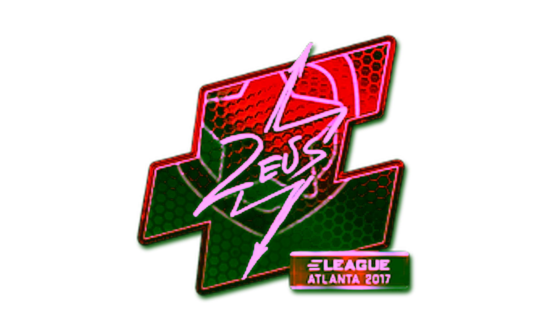 Display for Sticker | Zeus (Foil) | Atlanta 2017