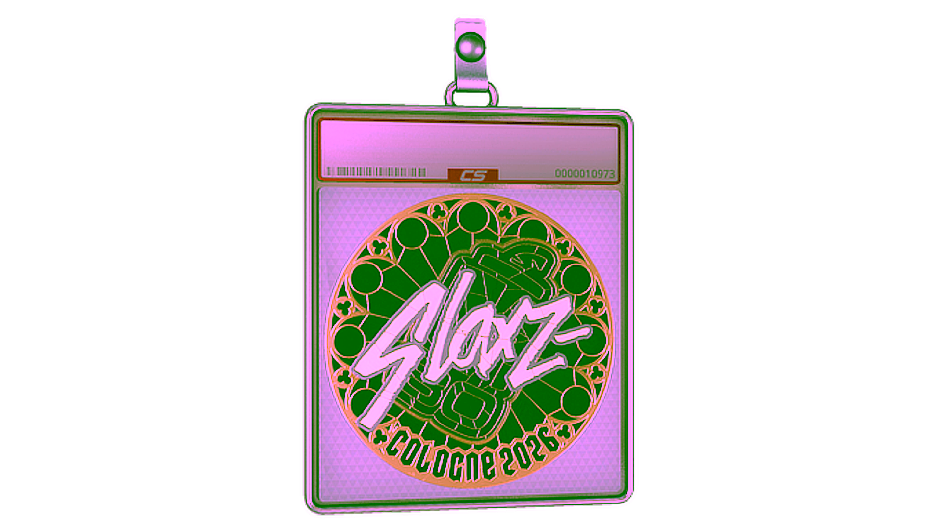 Display for Sticker Slab | slaxz- (Gold) | Cologne 2026