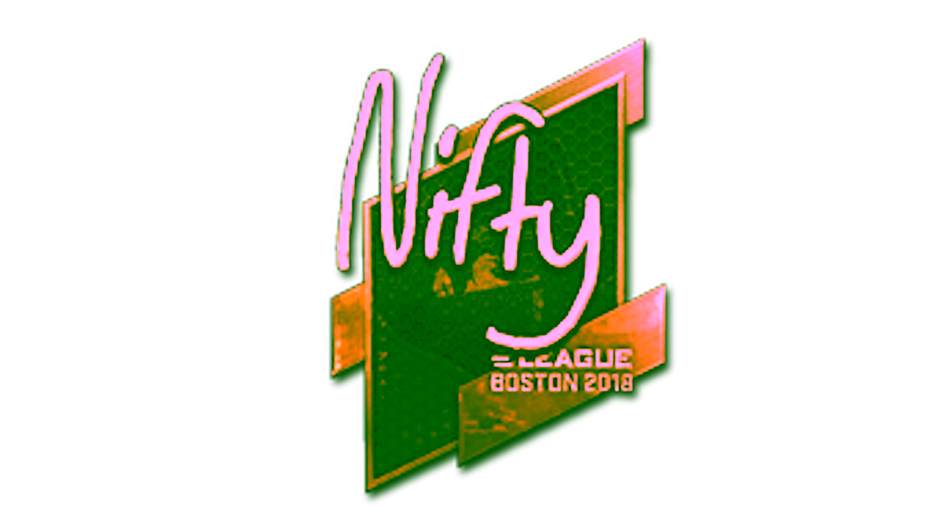 Exibição para Sticker | Nifty (Gold) | Boston 2018