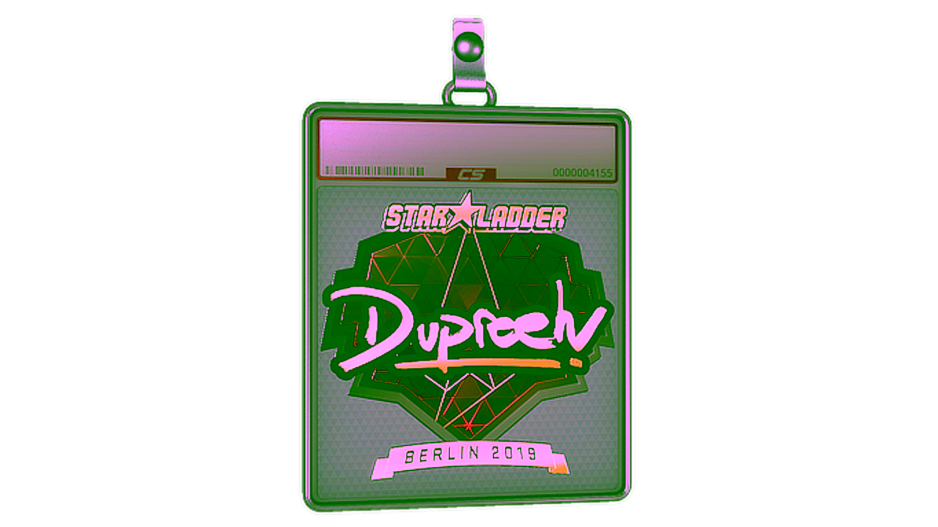 Display for Sticker Slab | dupreeh (Gold) | Berlin 2019
