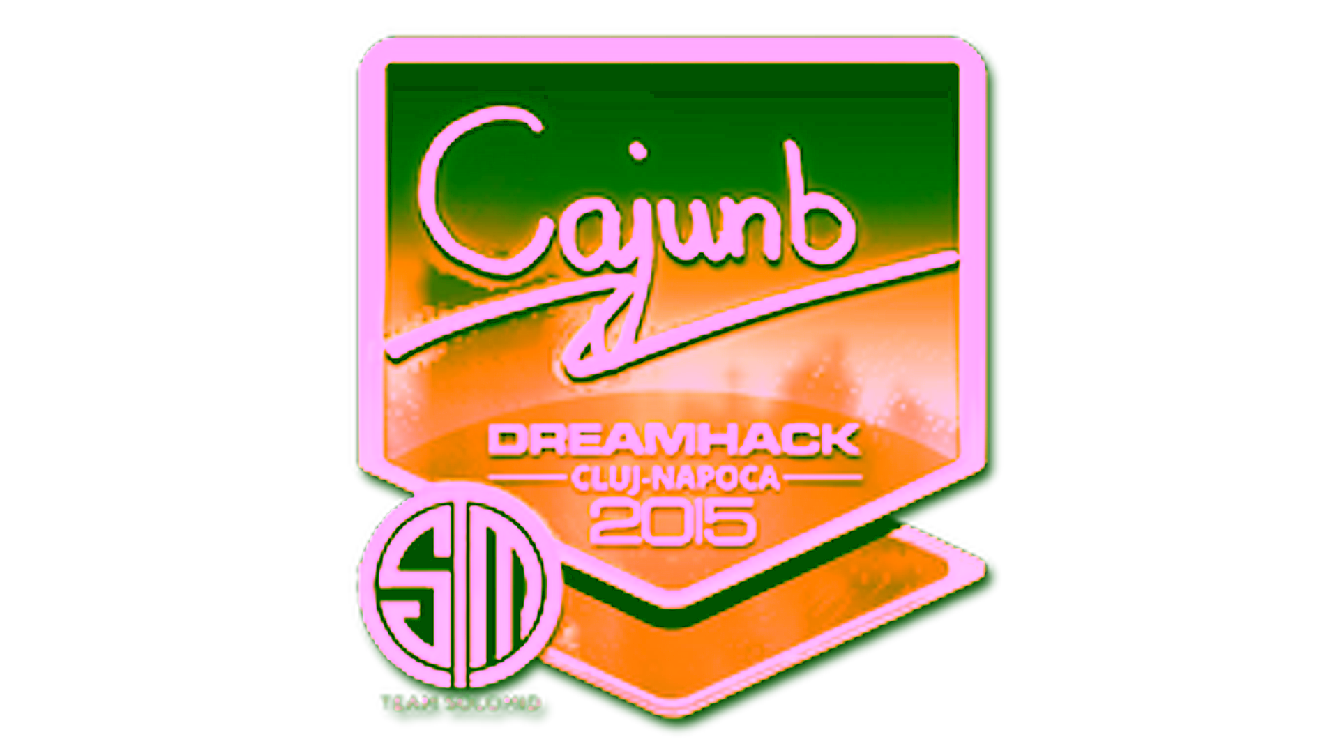 Affichage pour Sticker | cajunb (Gold) | Cluj-Napoca 2015