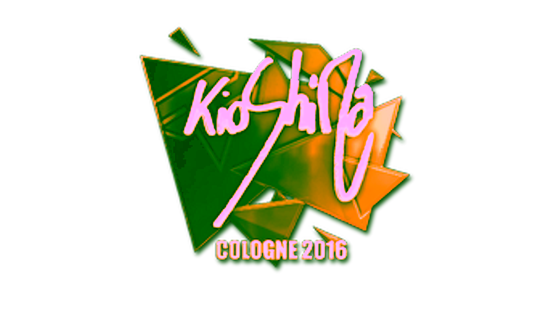 Visar för Sticker | kioShiMa (Gold) | Cologne 2016