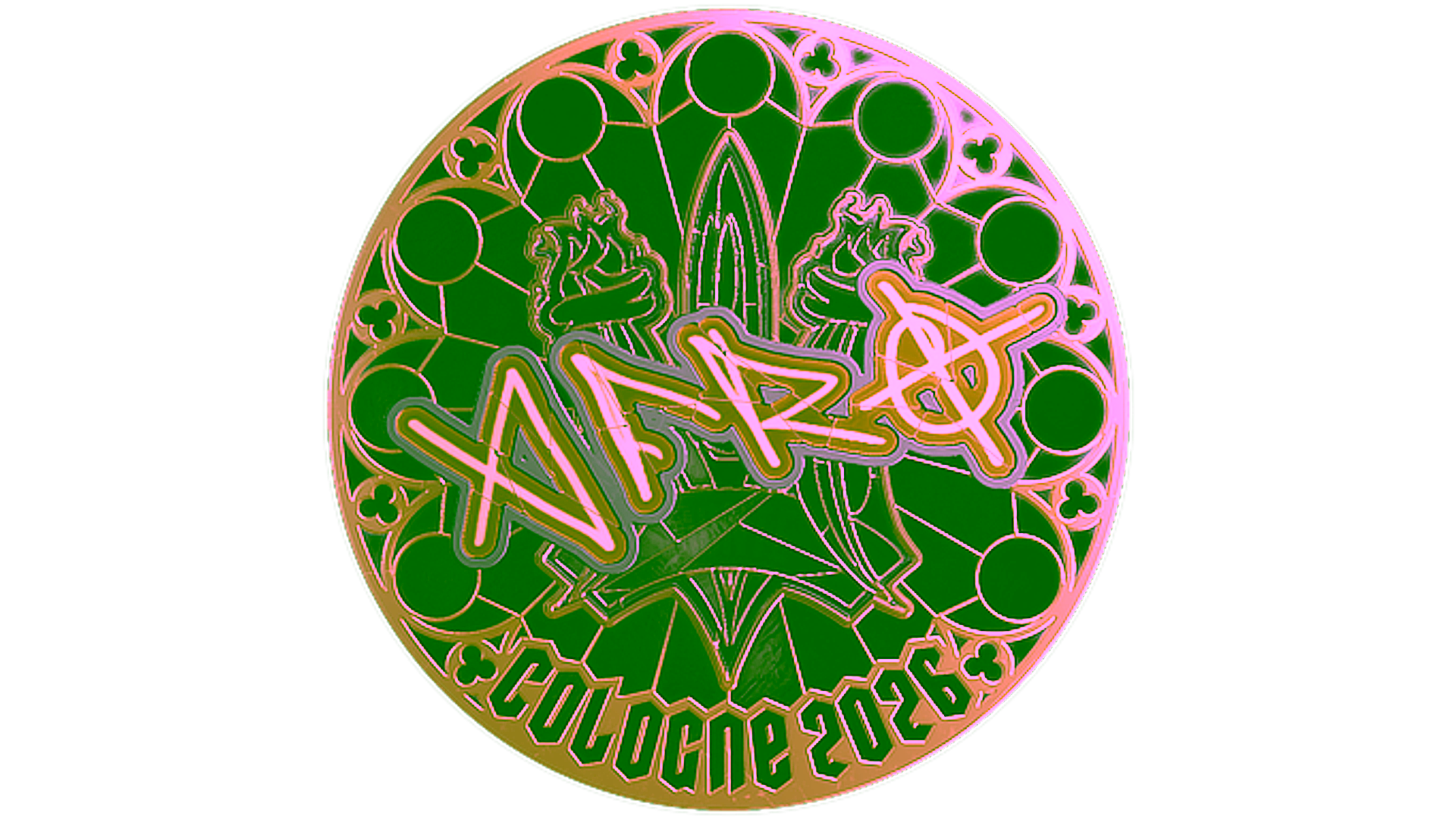 Wyświetl dla Sticker | afro (Gold) | Cologne 2026