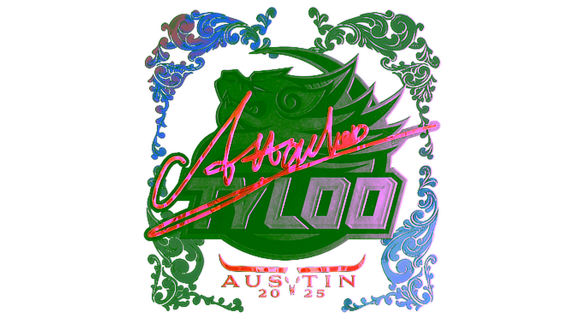 Display for Sticker | Attacker (Holo) | Austin 2025