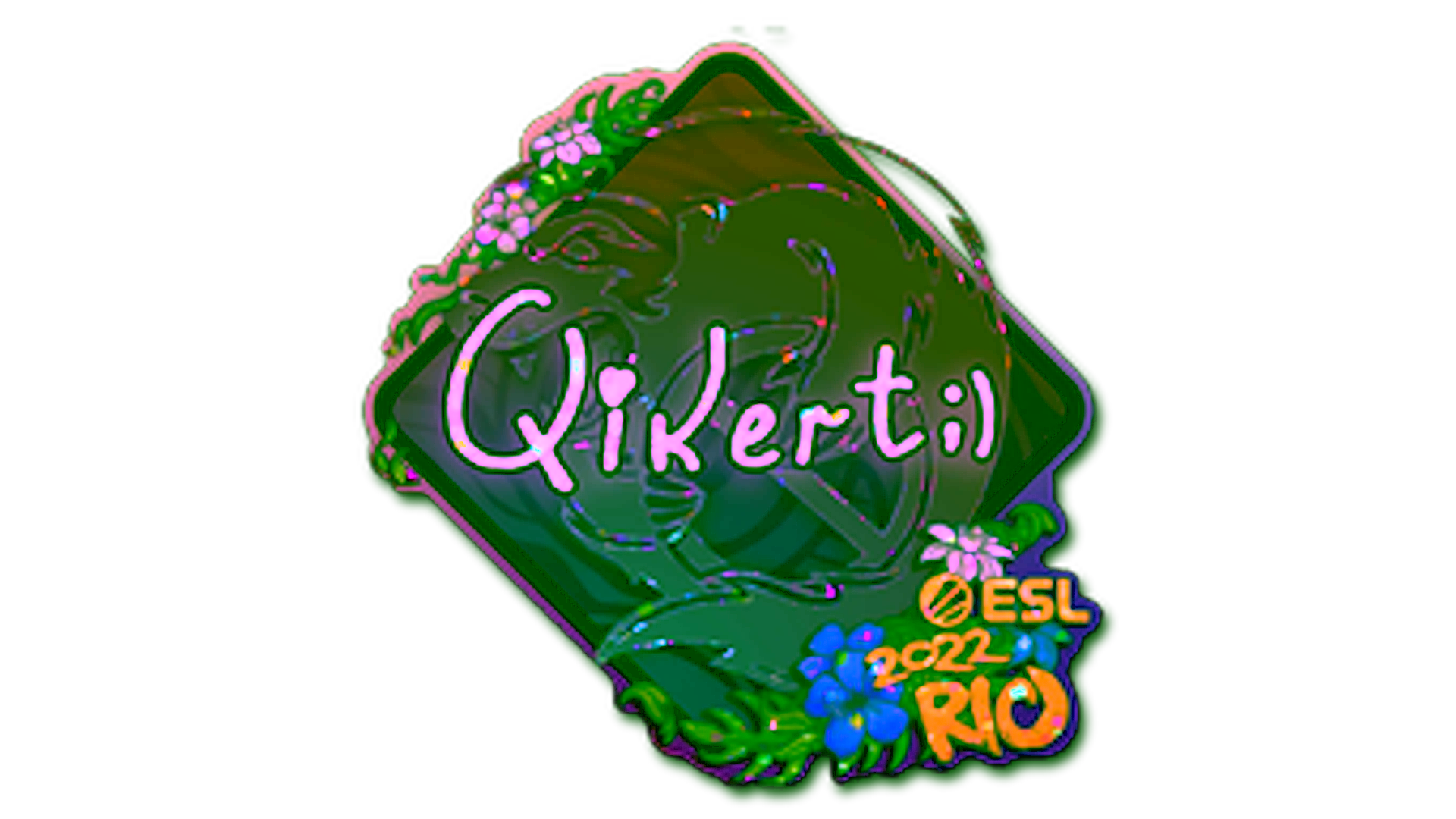 Display for Sticker | qikert (Glitter) | Rio 2022
