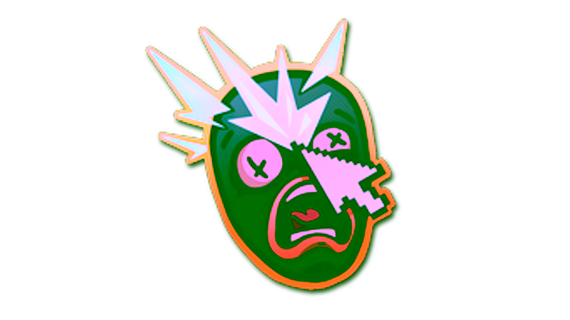 Display for Sticker | Clicking Heads