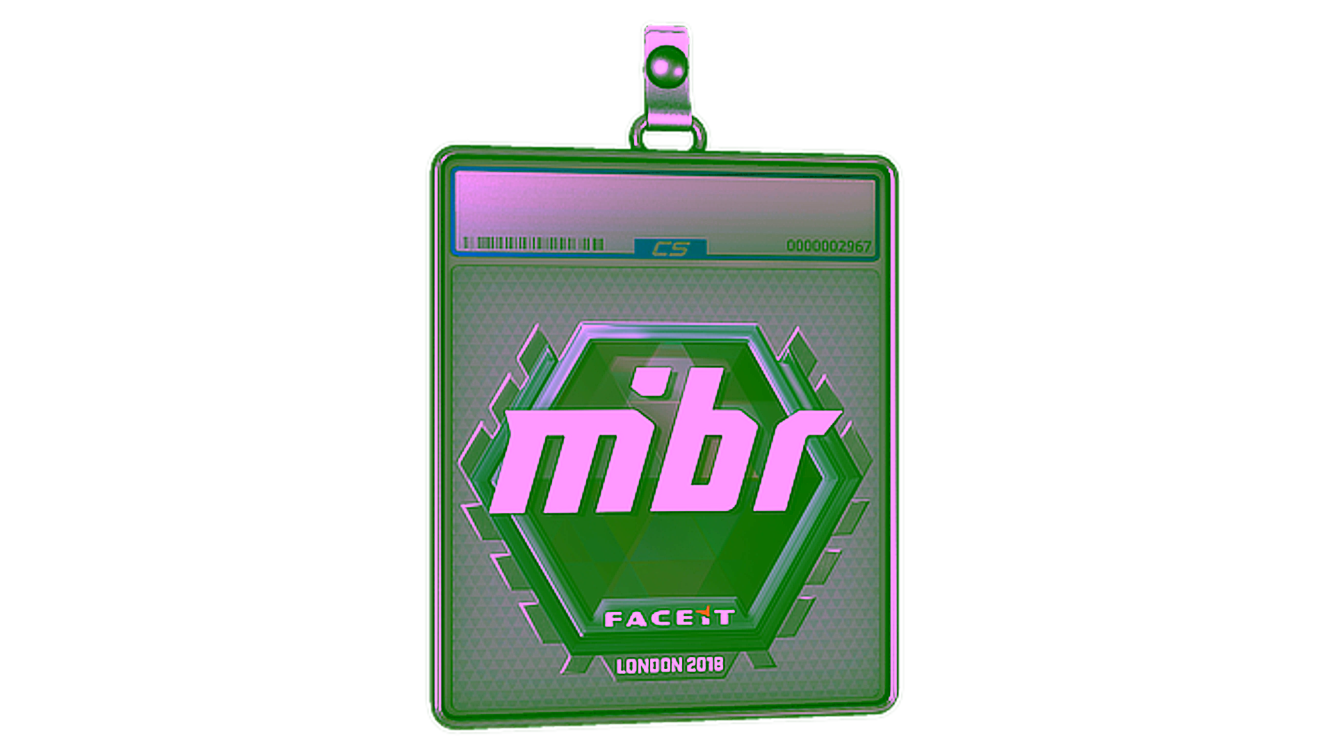 Display for Sticker Slab | MIBR | London 2018