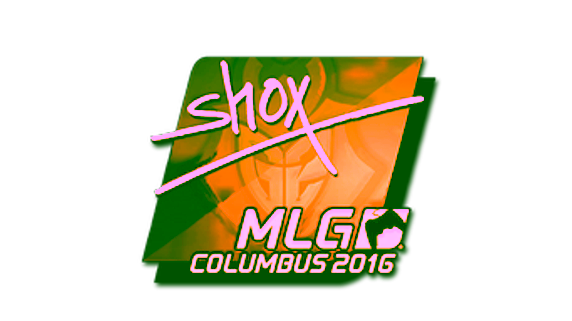 Display for Sticker | shox (Gold) | MLG Columbus 2016