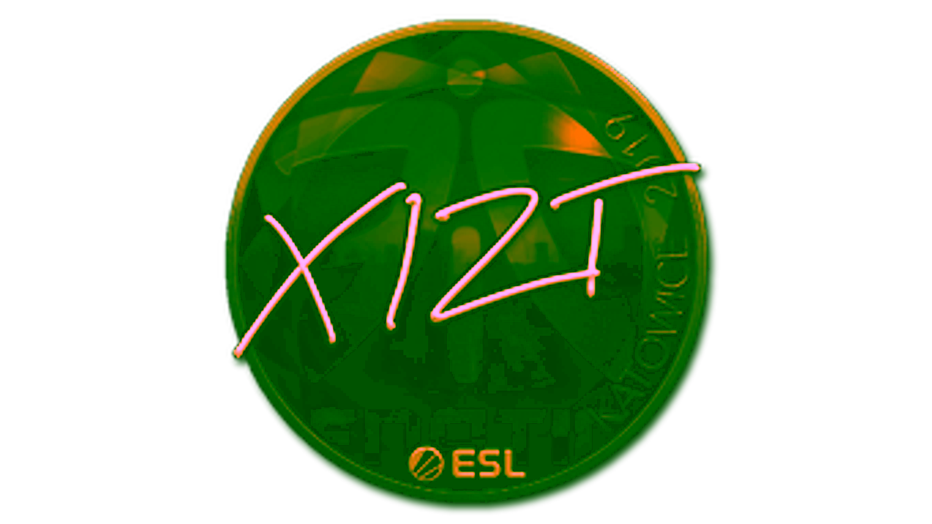 Display for Sticker | Xizt (Gold) | Katowice 2019