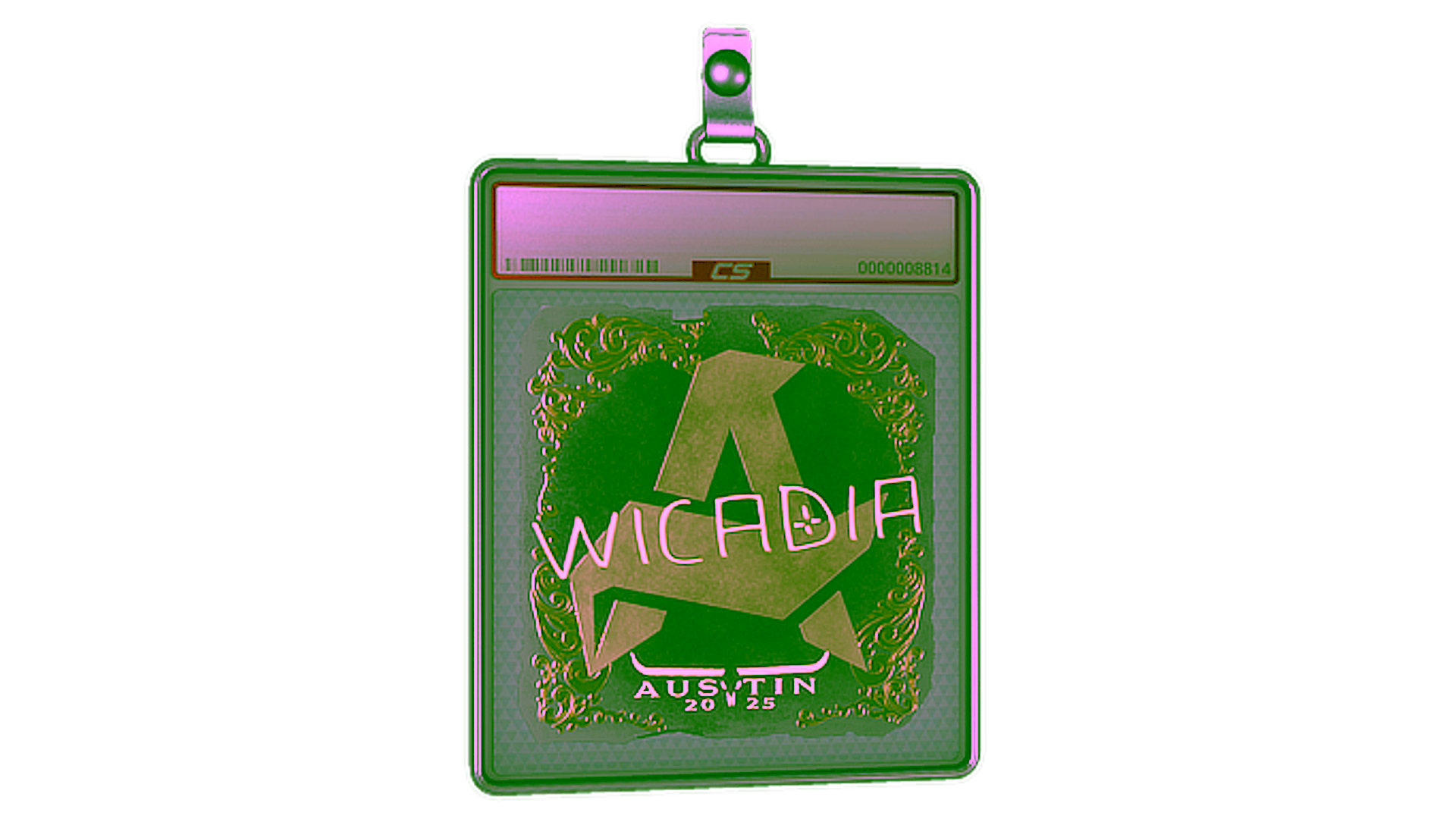 Rodyti Sticker Slab | Wicadia (Gold) | Austin 2025