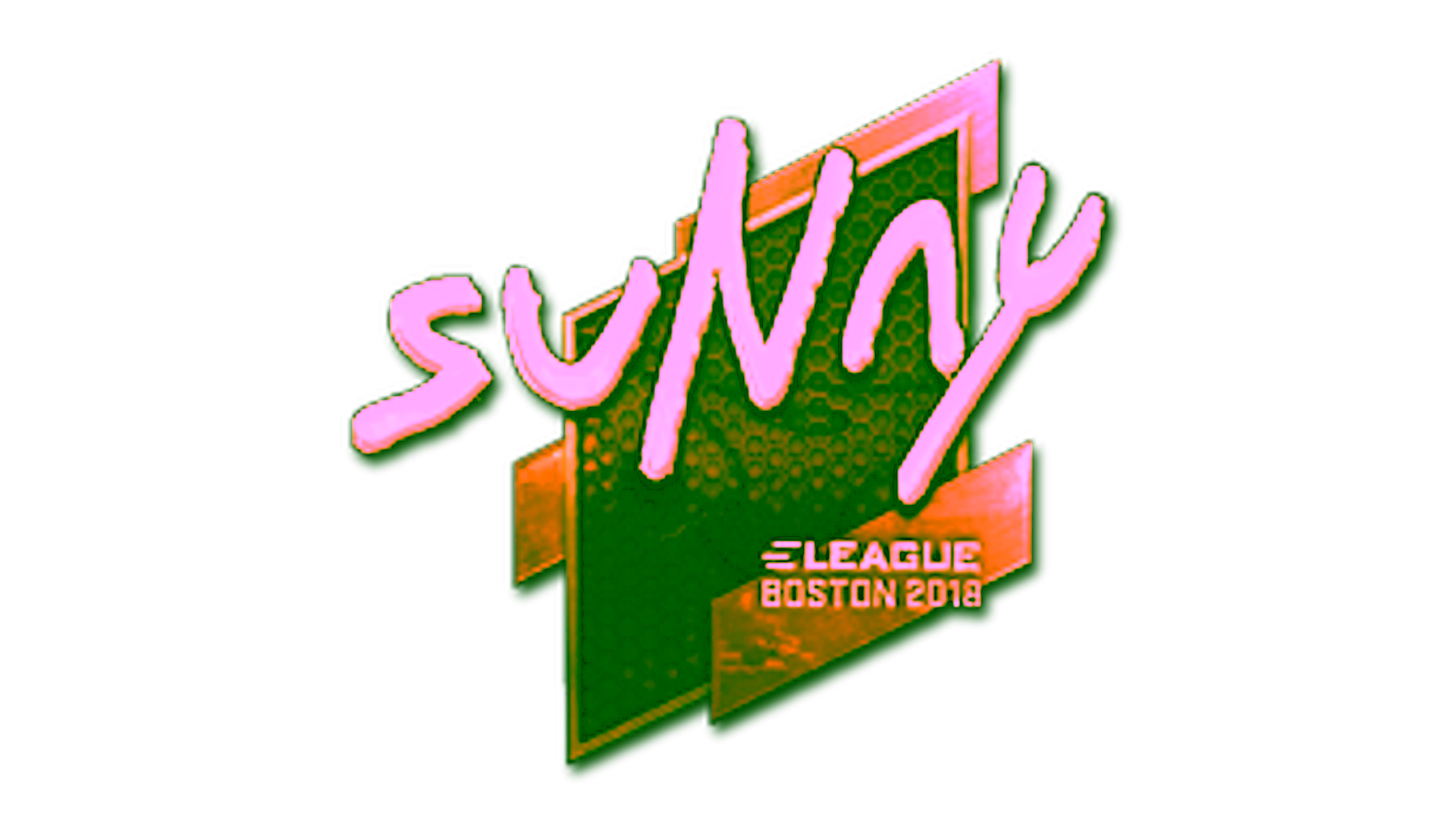 Display for Sticker | suNny (Gold) | Boston 2018