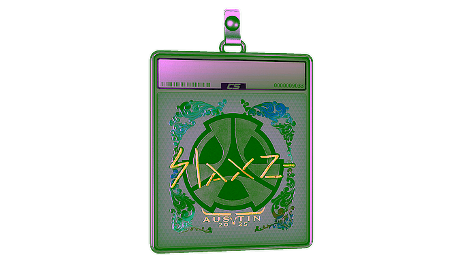 Wyświetl dla Sticker Slab | slaxz- (Holo) | Austin 2025