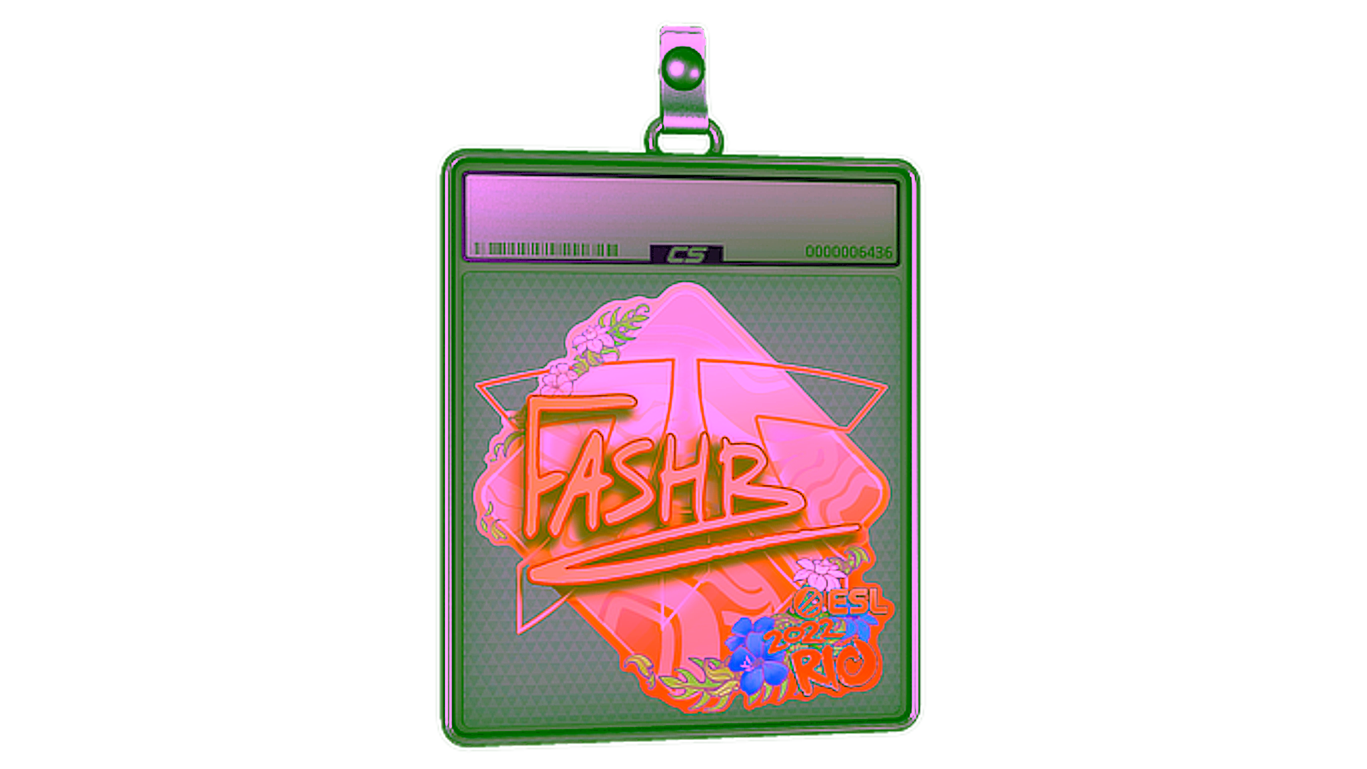 Display for Sticker Slab | FASHR (Holo) | Rio 2022