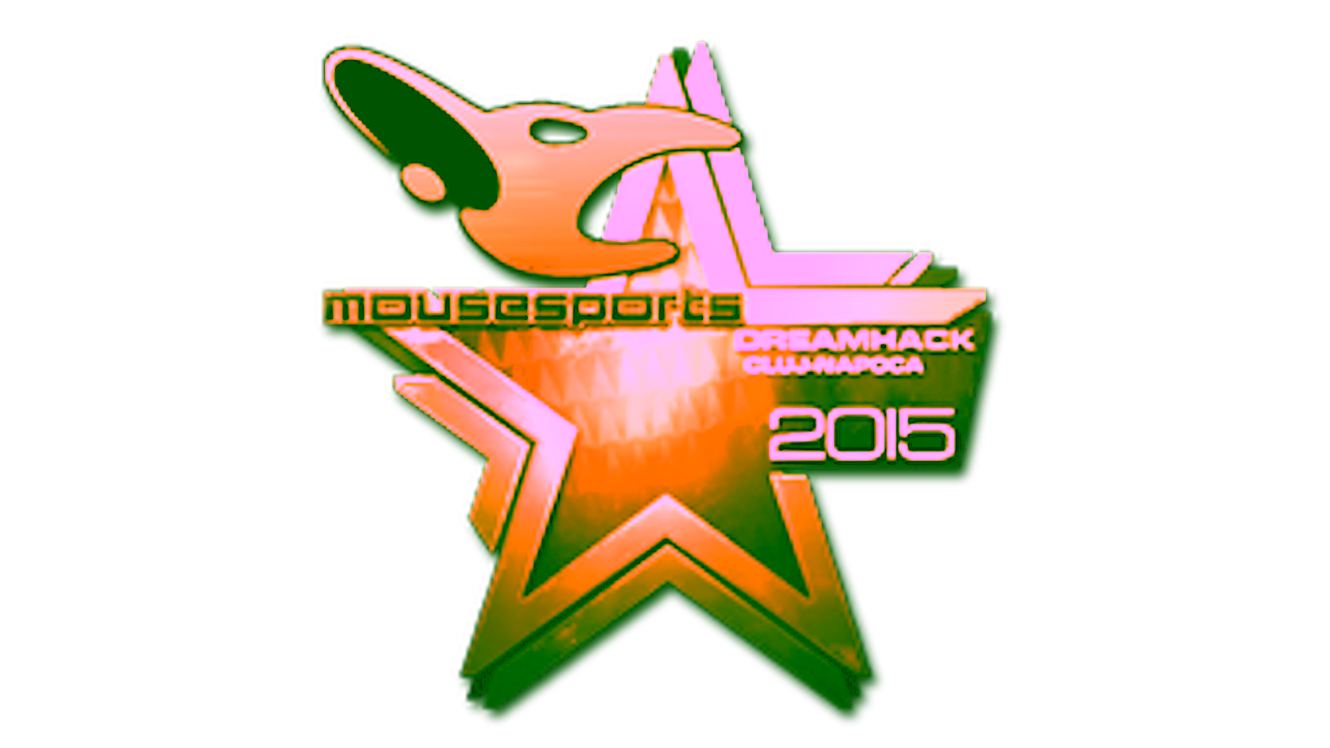 Display for Sticker | mousesports (Gold) | Cluj-Napoca 2015