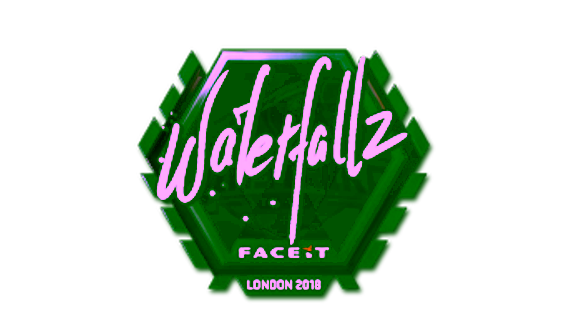 Display for Sticker | waterfaLLZ (Foil) | London 2018