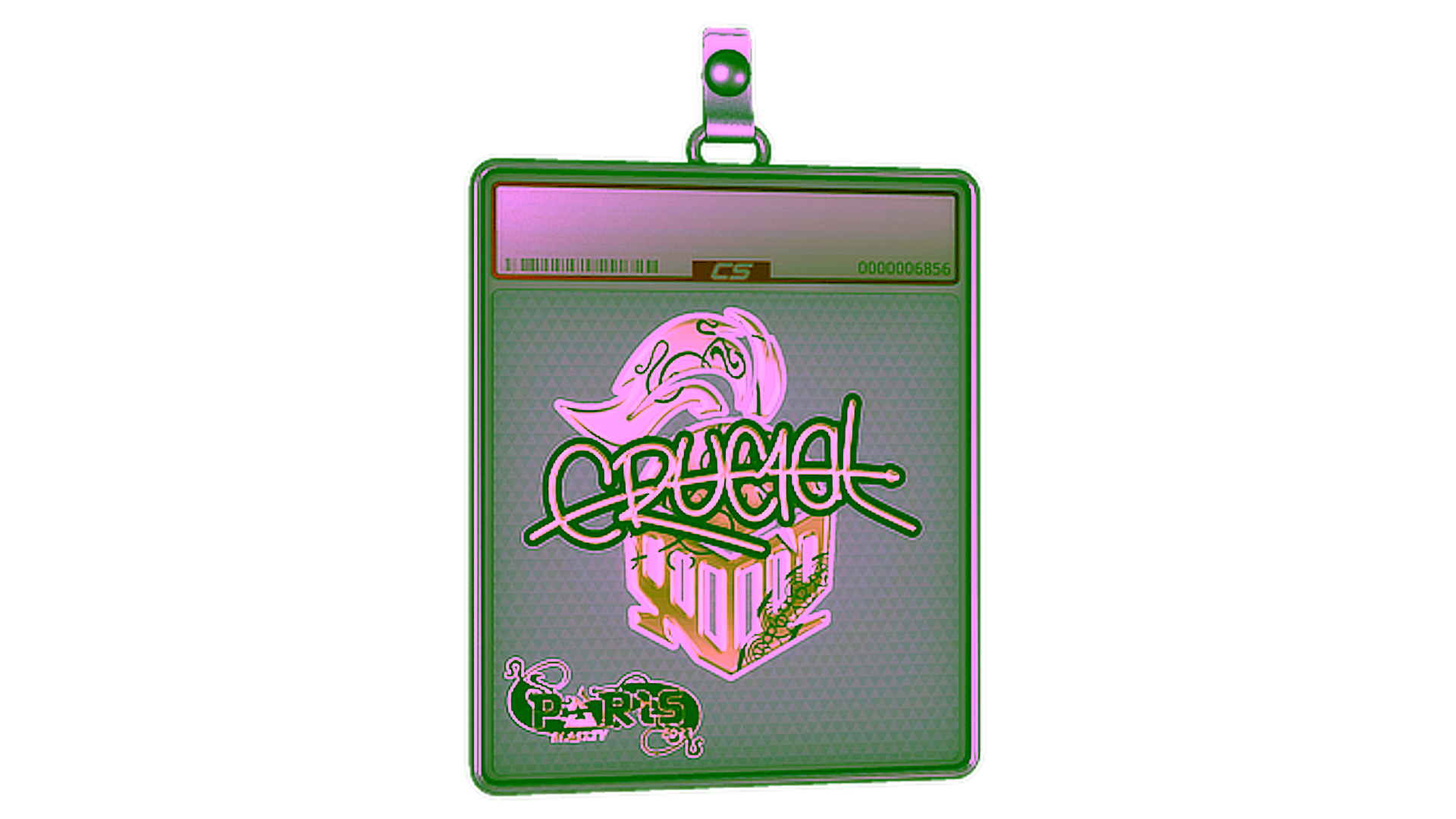 Display for Sticker Slab | CRUC1AL (Gold) | Paris 2023