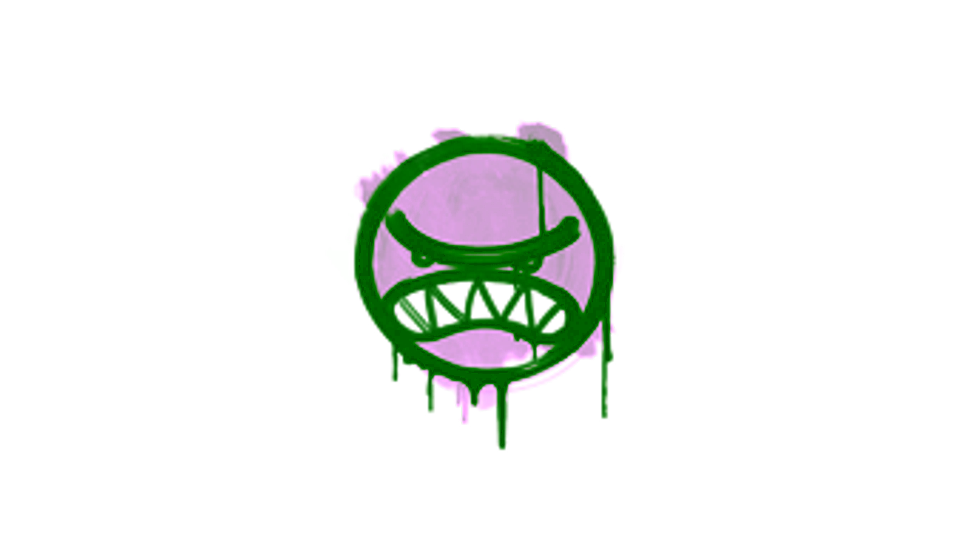 Display for Sealed Graffiti | Tilt (Cash Green)